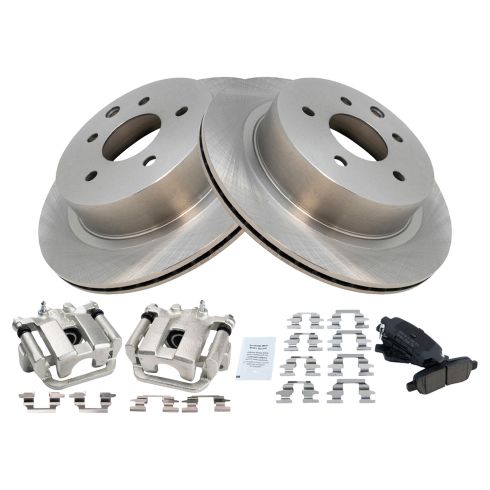 Nissan Leaf Rogue Rogue Sport Rear Ceramic Brake Pad & Rotor Kit