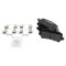 Rear Ceramic Coated Brake Kit with Calipers