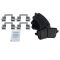 Coated Brake Pad & Rotor Kit