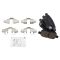 Rear Brake Pad, Rotor & Caliper Kit