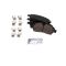 Rear Brake Pad, Rotor & Caliper Kit