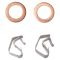 Front Brake Pad, Rotor, Caliper & Hose Kit