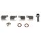 Front Brake Pad, Rotor, Caliper & Hose Kit