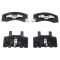 Front Brake Pad, Rotor, Caliper & Hose Kit