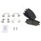 Front Brake Pad, Rotor, Caliper & Hose Kit