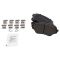 Front & Rear Replacement Brake Rotor & Pad Kit