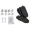 Front Ceramic Brake Pad & Rotor Kit