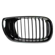 02-05 BMW 320i, 325i, 325Xi, 330i, 330Xi (4DR) Chrome & Black Upper Grille RH
