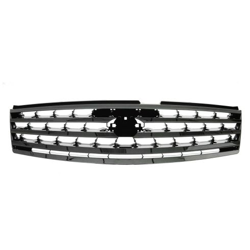 06-07 Infiniti M35, M45 Upper Chrome & Black Grille