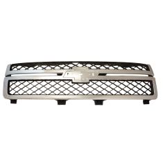 11-14 Chevy Silverado 2500HD, 3500 Dark Gray & Chrome Grille