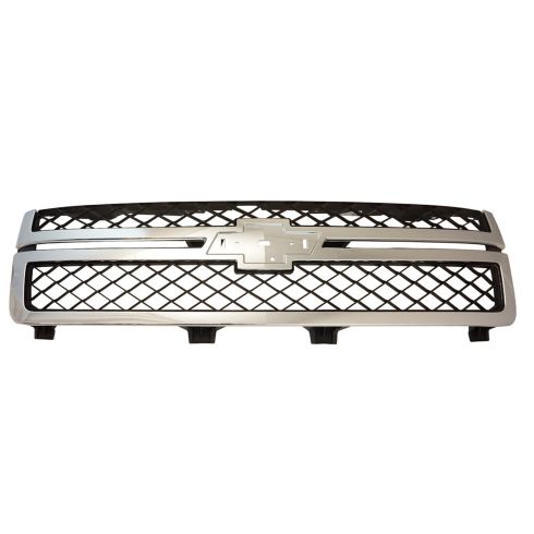 11-14 Chevy Silverado 2500HD, 3500 Dark Gray & Chrome Grille