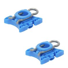 92-09 Volvo Multifit Power Window Regulator Sliding Nylon Pivot Repair Clip PAIR