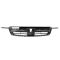 02-04 Honda CR-V Dark Gray Grille & Molding Chrome