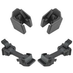 07-15 Jeep Wrangler Hood Catch Hold Down Latch & Catch Kit (Set of 4)