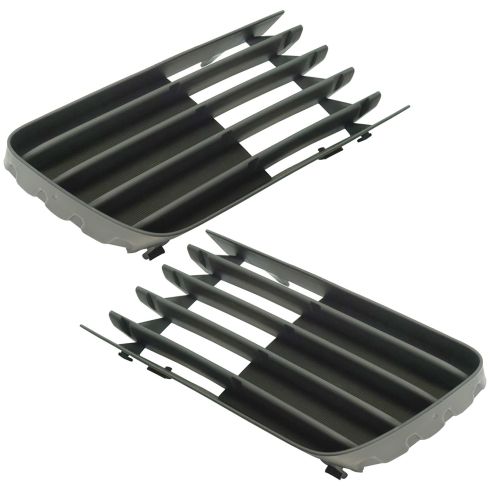 04-09 Toyota Prius Fog Light Hole Cover Black LH RH Pair