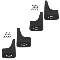 01-13 Silverado 1500, 2500, 3500; 14 2500, 3500 (exc DRW); 01-14 Sub, Aval Mud Flap (Set of 4) (GM)