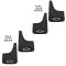 01-13 Silverado 1500, 2500, 3500; 14 2500, 3500 (exc DRW); 01-14 Sub, Aval Mud Flap (Set of 4) (GM)