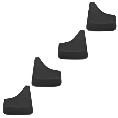 82-11 Chevy, Olds, Pntiac, Buick, Cady Multifit Front or Rear Molded Mud Flap Guard (Set of 4) (GM)