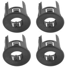 07-14 Silverado, Sierra; 07-13 Avalanche Rear Bpr Mtd Mld Blk Plstc Prkng Asist Snsr Bzl Pair (GM)