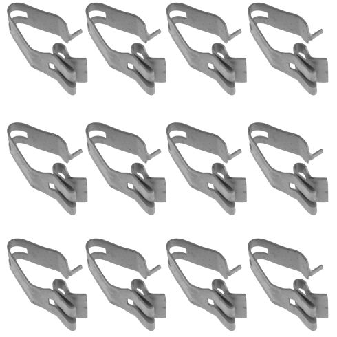 99-07 Silverado, Sierra; 00-06 FS SUV; 94-04 S10, S15 Grille Retainer Clip Set of 12 (GM)