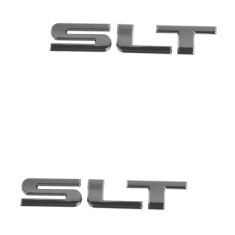 15 Yukon, XL C-Pillar Mounted Chrome ~SLT~ Nameplate PAIR (GM)