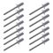 2007-2013 Silverado, Sierra 1500; 07-14 2500, 3500 Rear Bumper Securing Pop Rivet Set of 14 (GM)