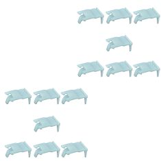 95-05 Hyundai Accent Front Door Mtd Outer Belt Weatherstrip Molding Retainer Clip Set of 14(Hyundai)