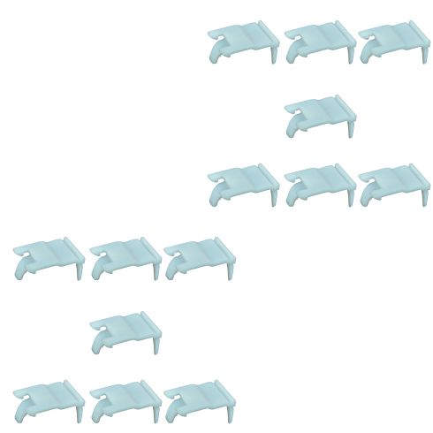 95-05 Hyundai Accent Front Door Mtd Outer Belt Weatherstrip Molding Retainer Clip Set of 14(Hyundai)