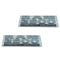 13-14 Ram 2500 Frt Dr Mtd Chrm, Red, & Blk