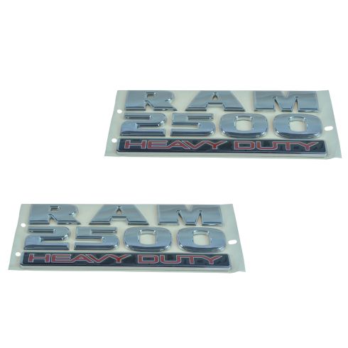 13-14 Ram 2500 Frt Dr Mtd Chrm, Red, & Blk