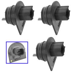 90-92 Mnco; 88-92 Eagle Premr 05-14 Chrysler; 05-14 Ddge Mltft Tllght Wing Nut Set of 3(MP)
