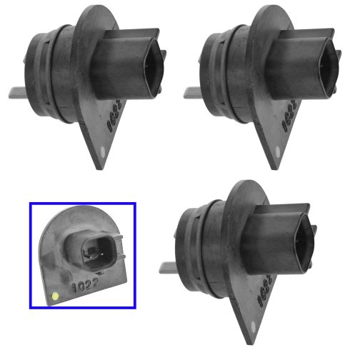 90-92 Mnco; 88-92 Eagle Premr 05-14 Chrysler; 05-14 Ddge Mltft Tllght Wing Nut Set of 3(MP)