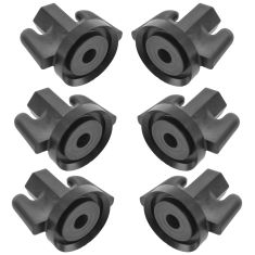90-92 Mnco; 88-92 Eagle Premr 05-14 Chrysler; 05-14 Ddge Mltft Tllght Wing Nut Set of 6(MP)
