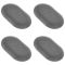 02-13 Ram 1500, 03-13 2500, 3500; 00-10 Dakota Molded Black Plastic Bed Drain Plug Set of 4 (Mopar)