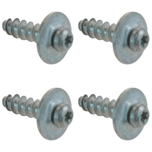 Chrysler; Dodge; Jeep Multifit Fog Light Bezel Mounting Installation Screw Set of 4 (Mopar)