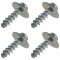 Chrysler; Dodge; Jeep Multifit Fog Light Bezel Mounting Installation Screw Set of 4 (Mopar)
