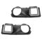 05-07 Dodge Magnum SRT8; Charger SRT8 Molded Black Plastic Driving Fog Light Bezel Pair (Mopar)