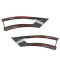14-16 Jeep Grand Cherokee SRT-8 Gloss Black Inner & Outer Taillight Trim Bezel Molding Set (Mopar)