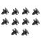 97-12 Infiniti; 95-12 Nissan Multifit; 03-09 350Z Bmper/Splsh Shld Push Clip einer Set of 10(Nissan)