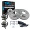 06-10 Explorer, 07-10 Sport Trac, 06-10 Mountaineer Front Hubs, Posi Ceramic Brake Pads & Rotor Kit