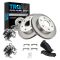 02-06 Escalade, 02-06 Avalanche 1500, 03-08 Express,Front Hubs, Posi Ceramic Brake Pad & Rotor Kit