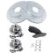 05-06 Infiniti QX56; Nissan Armada; 05-07 Titan Front Ceramic Brake Pad Performance Rotor & Hub Kit