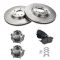 05-07 Nissan Murano Front Premium Posi Ceramic Brake Pads,Rotors & Hub Kit