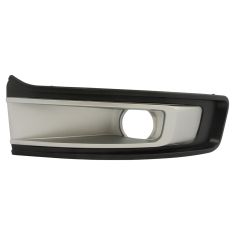 13-19 Ford Flex Limited, SEL Front Bumper Mounted Black & Silver Fog/Driving Light Trim Bezel LF