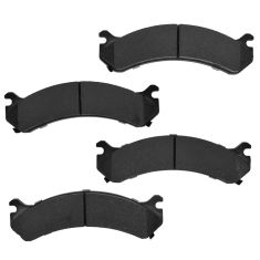 Front Element 3 Hybrid Disc Brake Pads w/ HW (Raybestos EHT784H)