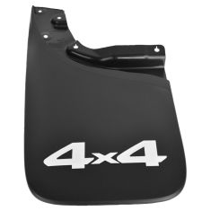 05-15 Toyota Tacoma w/4WD Molded Black Plastic ~4x4~ Logoed Rear Mud Flap Splash Guard LR (Toyota)