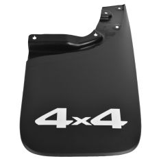 05-15 Toyota Tacoma w/4WD Molded Black Plastic ~4x4~ Logoed Rear Mud Flap Splash Guard LR (Toyota)