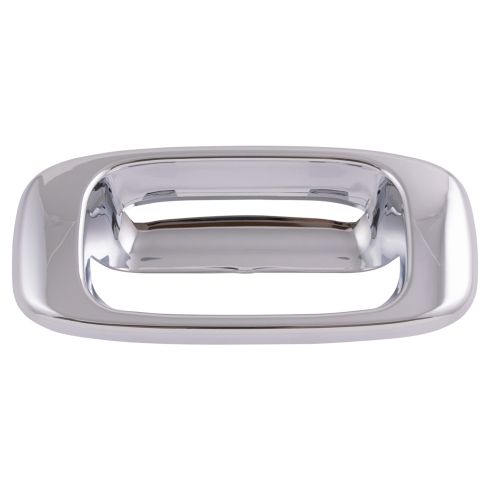 99-07 Chevy Silverado GMC Sierra; Chrome Tailgate Handle Bezel