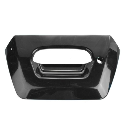 02-06 Chevy Avalanche Smooth Black Tailgate Handle Bezel w/Lock Provision