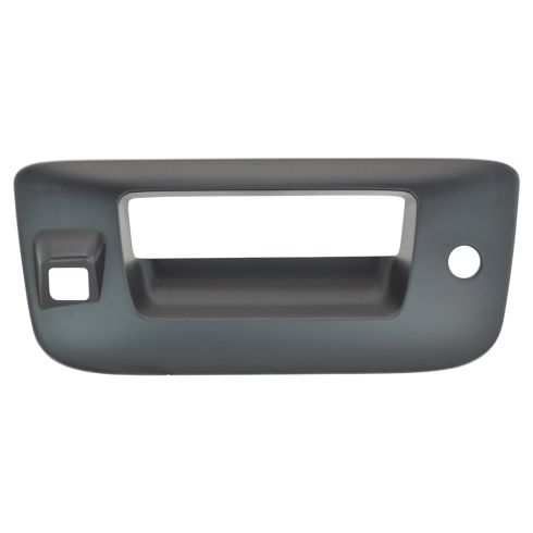 07-13 Silverado, Sierra New Body PTM Tailgate Handle Bezel (w/Keyhole & w/Camera Hole)